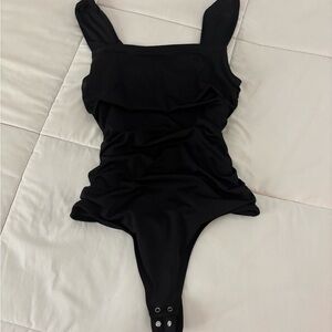 Bar III Classic Black Bodysuit